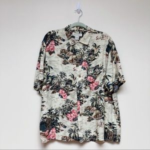 🛑 3/$15 Banana Republic Hawaiian Shirt